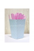 Chevron Pattern Popcorn Box